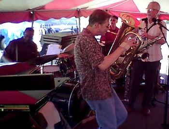 Michigan Jazz Festival (With Steve Wood) - 2011 (12): George Davidson, Brad, Duncan Macmillan, Steve Wood
