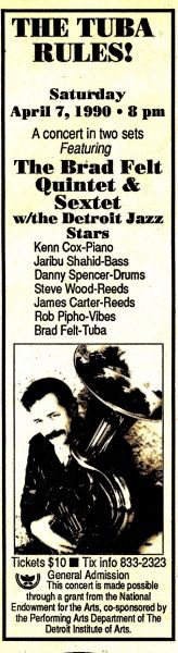 The Tuba Rules! @ DIA - April 1990 (3): Metro Times 03/28/1990

