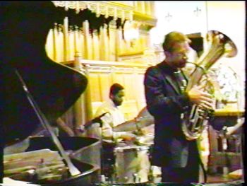 Jefferson Ave. Jazz Vespers - March 1994 (43): Gerald Cleaver, Brad
