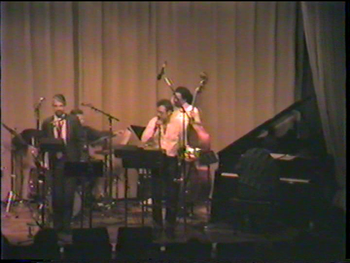 The Tuba Rules! @ DIA - April 1990 (25): Steve Wood, Danny Spencer, Brad, Jaribu Shahid, Kenn Cox

