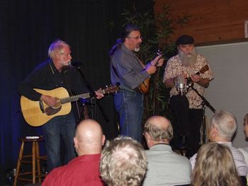 Curtis with Dave Mallett & Mike Burd Sitting in at Creek House, New Brighton, MN, 5-16-14
