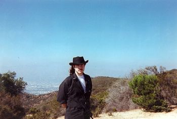 Living and hiking in Toluca Lake, California, behind the Hollywood sign. (Summer,1990)
