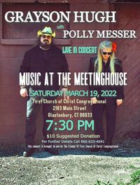 GRAYSON HUGH with POLLY MESSER In A Music At The Meetinghouse Concert