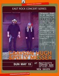 GRAYSON HUGH with POLLY MESSER @ East Rock Concert Series