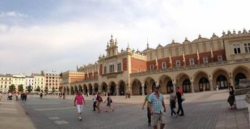 The amazing Krakow Main Square (Rynek Główny) dating back to the 13th century, September 13, 2012.
