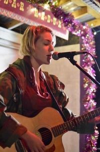 Freya Falkenstein Singing with Guitar