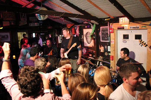 The Hootchies live shot at Woodshed in Brewster, MA