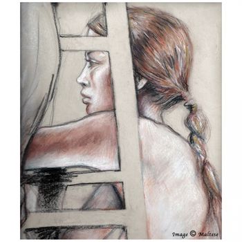 GIRL WITH LADDER By Maltese
