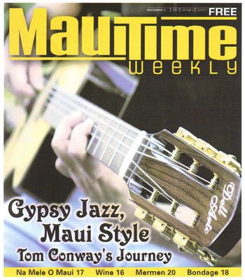 MauiTime cover story December, 2004

