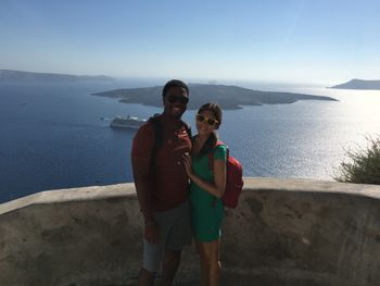 Gianna and Aaron in Greece
