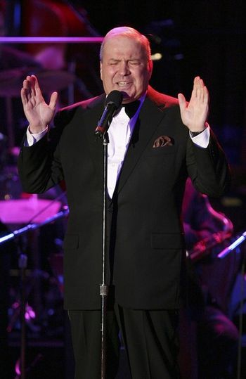 A more recent shot of my friend Frank Sinatra, Jr. doing what he did best! RIP, my friend.
