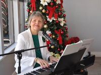 Marilyn Cooney at the Piano for SIR Holiday Party