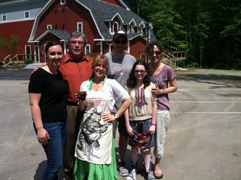 with cast of My Backyard, Winnipesaukee Playhouse

