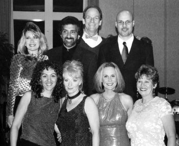 Sister Friends for Life Concert: Front Row L to R: Krisanthi, Sharon DiFronzo, WMJX's Candy O'Terry, Janet Simpson Back Row L to R: WMJX's Nancy Quill, Pat Benti, Livingston Taylor, Kiss 108's “Kid
