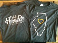 Dan Hubbard "Livin' in the Heartland" Dark Heather T-Shirt 