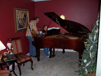 Christmas Baby Grand Piano
