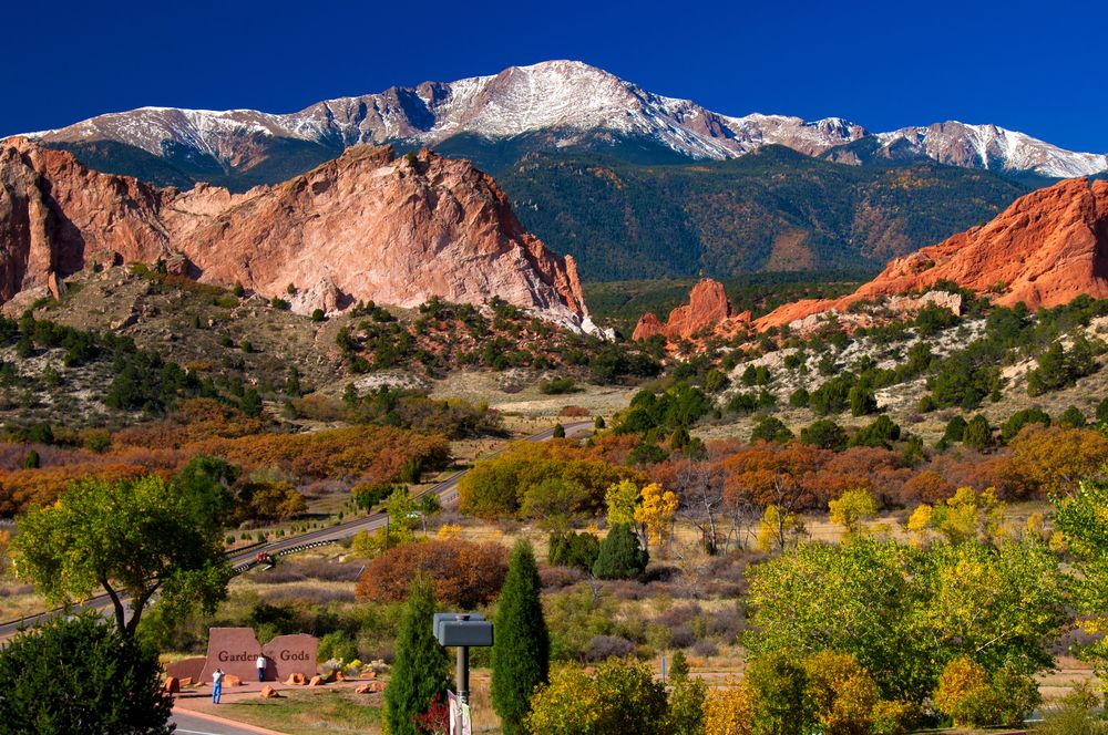PIKE"S PEAK and GARDEN OF THE GODS in the STATE OF COLORADO