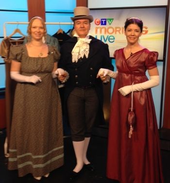How to dress for the Regency Ball on CTV Morning Live September 18, 2015
