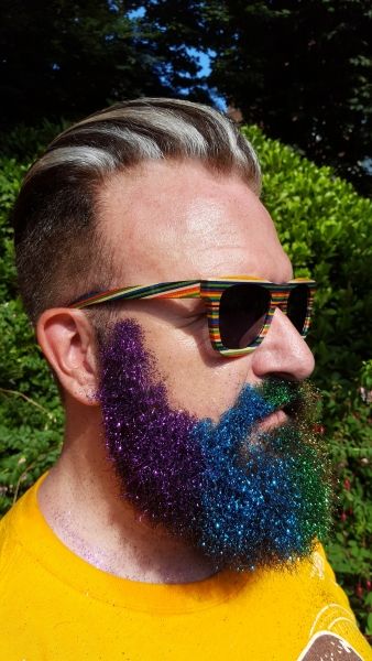 Glitter Beard 2 for Vancouver Pride August 5, 2018
