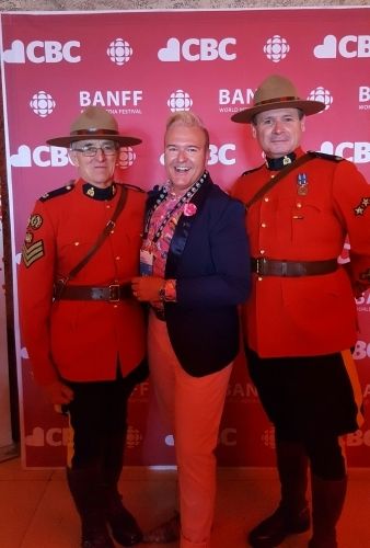 I got Mounted at the World Media Conference in Banff June 12, 2016
