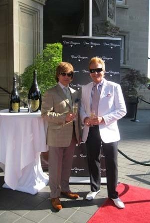 Darcy Kaser & Randall MacDonald on the Red Carpet for the Dom Perignon and 100th Anniversary of Rolls Royce Private Party at the Fairmont Hotel Macdonald June 10, 2011
