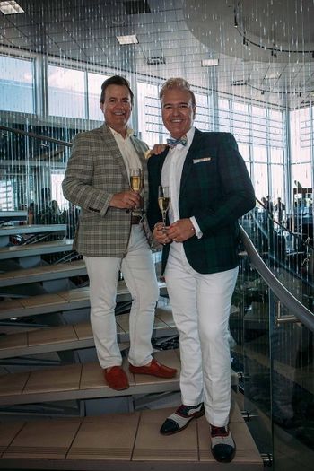 Darcy Kaser & Randall MacDonald at The "Y" Not Party at Lexus South Pointe June 17, 2016

