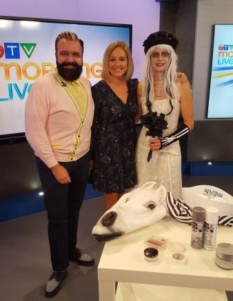 CTV Morning Live - Dressing for Halloween at the Hotel Macdonald With Stacey Brotzel and Shirley Guest October 10, 2018
