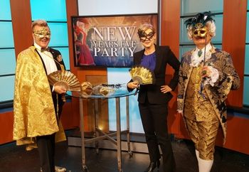 CTV Morning Live - Venetian Masked Gala and Christmas Etiquette.  Randall MacDonald, Stacey Brotzel and Darcy Kaser. November 23, 2016
