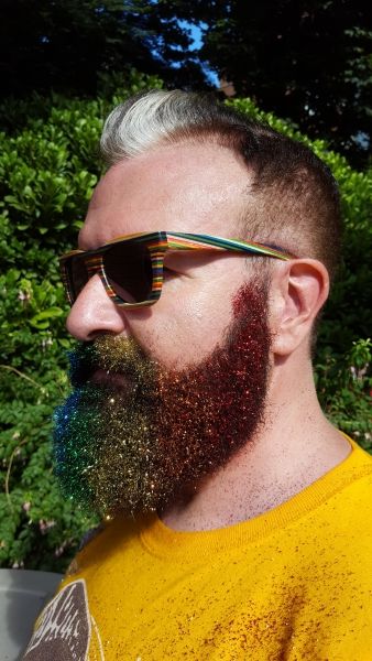 Glitter Beard 3 for Vancouver Pride August 5, 2018
