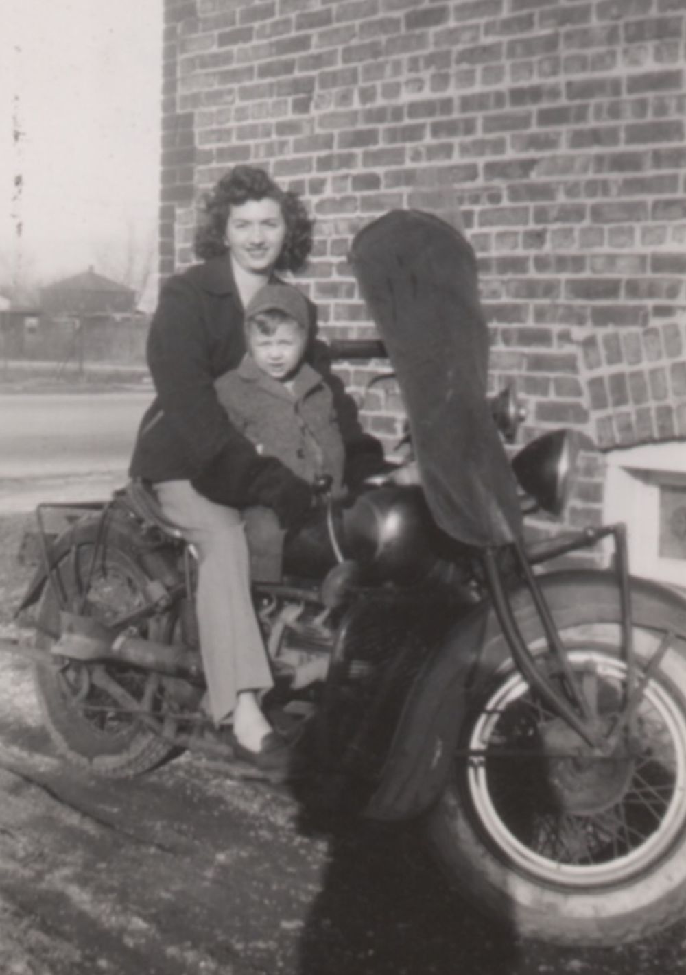 Mom introduces me to motorcycles.
