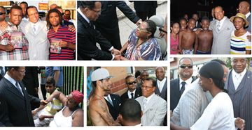 Farrakhan leading peace efforts in the streets