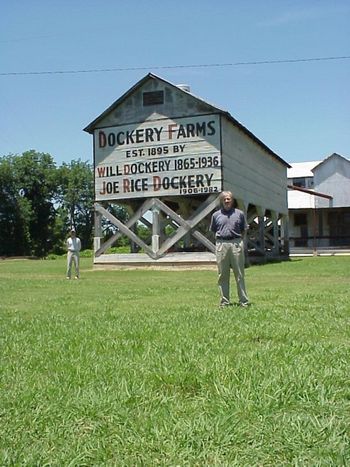 Eddie and Frank at Dockery Farms outside Cleveland, MS
