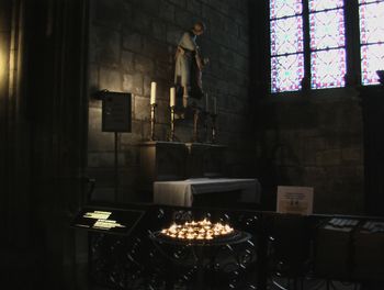 Candles in the Notre Dame
