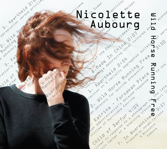 Nicolette Aubourg front cover of album Wild Horse Running Free
