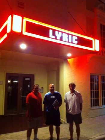 Outside the Lyric Theatre post-show 11/3/13
