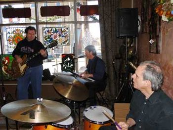 CD release party: Mark Lysher on bass,, Scott taylor on drums, Mac Walter on guitar.
