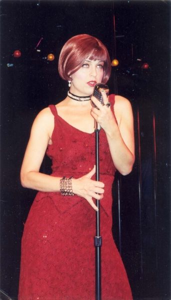 As Sally Bowles in "Cabaret" - a promo shot

