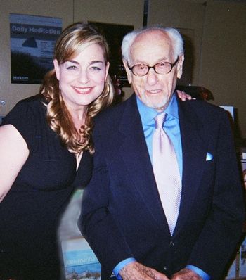 With film, tv and Broadway star, Eli Wallach (Godfather III)
