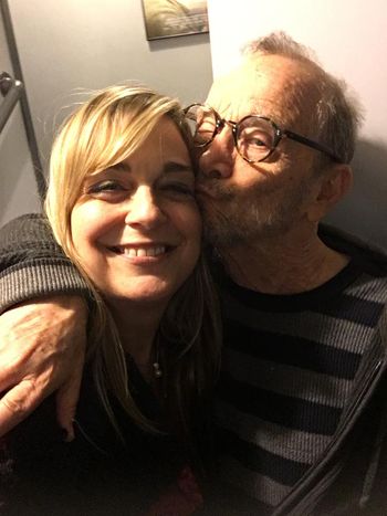 Oy!  A kiss from Joel Grey!  I haven't washed that cheek since...!
