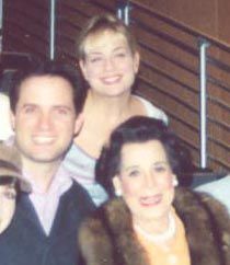With "On Second Avenue" cast members & actress & singer Kitty Carlisle Hart ("To Tell The Truth")
