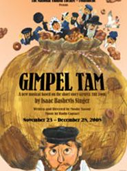Poster for the Off-Broadway hit, "Gimpel Tam"
