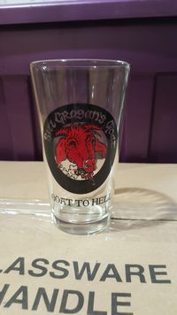 Goat To Hell Pint Glass! 