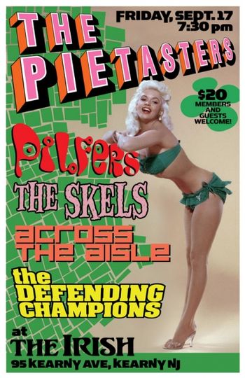 Flyer from show with The Pietasters

