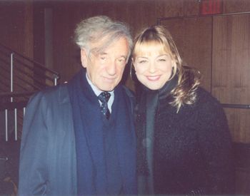 With Nobel Peace Prize winning author, Elie Wiesel ("Night")
