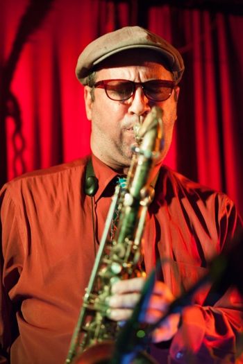Peter Brainin 1 Saxophonist Peter Brainin at the Terraza 7, Queens, NY.
