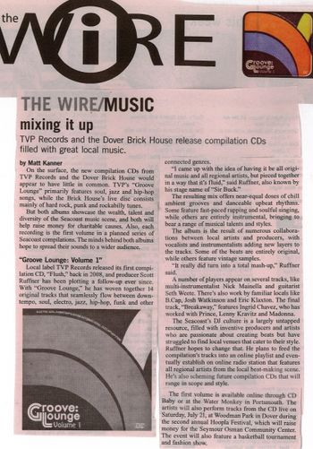 The Wire / Groove : Lounge Volume 1 / CD Review
