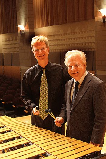 with Andrew Spencer, Percussion Professor, Central Michigan University, 11/3/09
