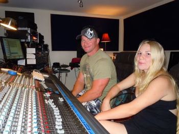 Josh and Jasmine Anderson at the Console
