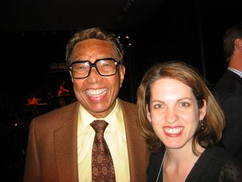 With Dr. Billy Taylor at the Kennedy Center 2007
