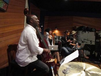 Rehearsal in Maui with the Melody Gardot band, Charnett, Celia and Jamila
